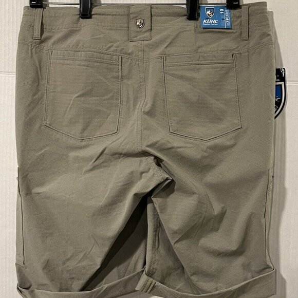 BRAND NEW Kuhl Women's 10 Gray Outdoor Cargo‎ Hiking Shorts - Picture 4 of 4
